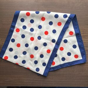 Vintage 70s/80s Polka Dot Scarf/Neckerchief